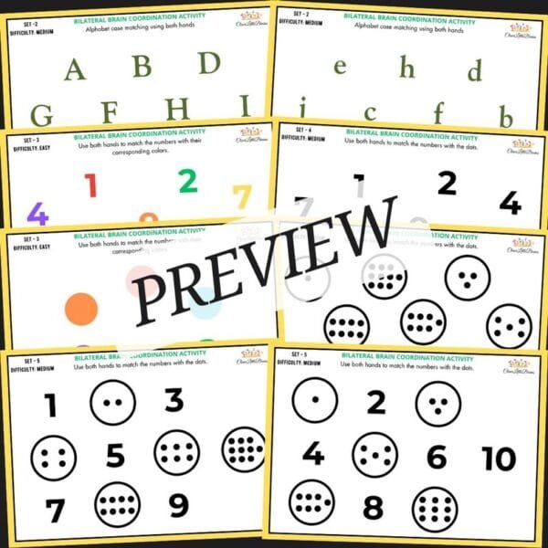 Bilateral Hand-Eye Coordination Activity For Kids
