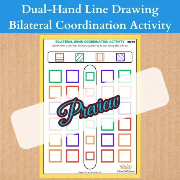 Dual-Hand Line Drawing | Improve Bilateral Hand Eye Coordination | Fine Motor Skills | Spatial Awareness - Image 4