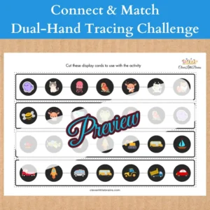 Alternative view of Dual-Hand Tracing Challenge | Develops Bilateral Coordination & Focus | Fine Motor Skills