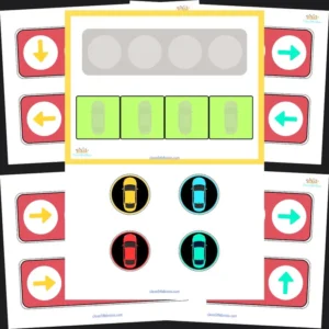 Directions And Colors Activity with Cars