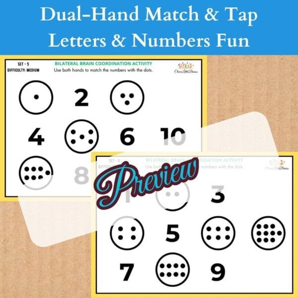 Dual-Hand Match & Tap Challenge - Strengthens Bilateral Hand Use & Attention Skills - Image 3