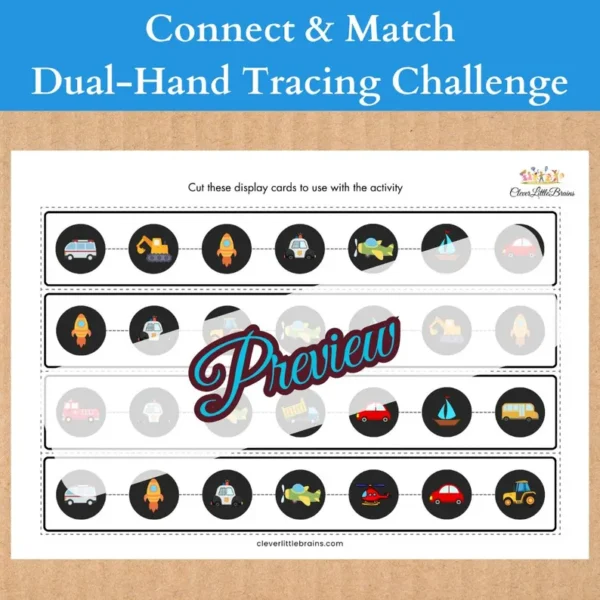 Dual-Hand Tracing Challenge | Develops Bilateral Coordination & Focus | Fine Motor Skills - Image 3