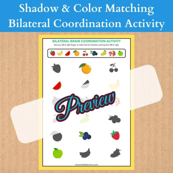 Shadow & Color Matching – Bilateral Coordination Activity | Improve Hand Eye Coordination | Reflex Improvement | Pattern Recognition - Image 4