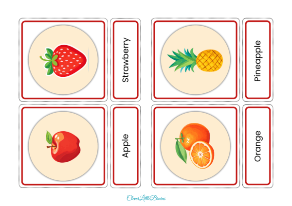 24 Fruits Flashcards For Preschool/Kindergarten | List of Fruit Names With Pictures In English - Image 4