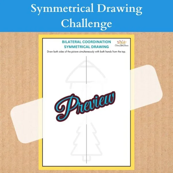 Symmetrical Drawing Challenge – Strengthen Both Hands & Boost Brain Power | Bilateral Coordination Activity - Image 4