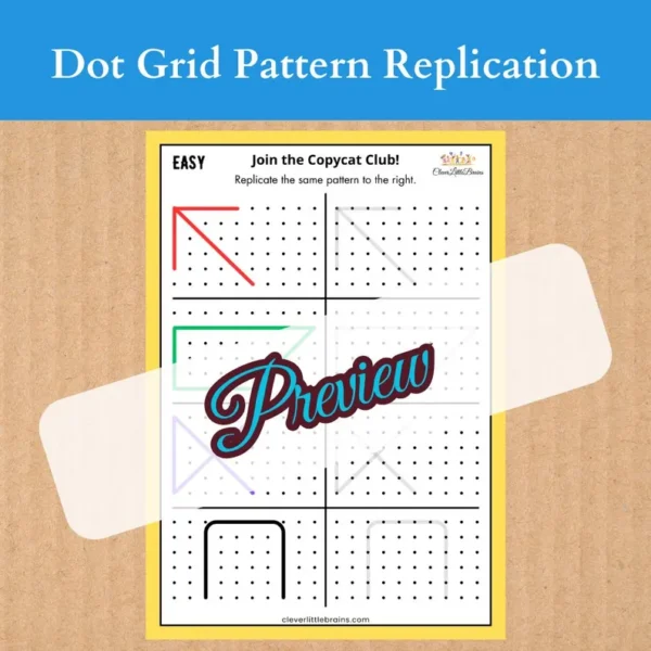 Dot Grid Pattern Replication – A Fun & Skill-Building Activity | Improves Hand Control & Precision | Spatial Awareness - Image 5