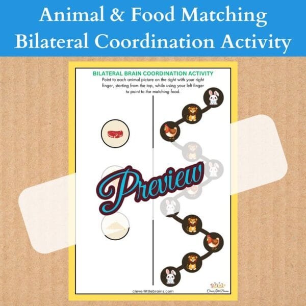 Match the Animal to Its Food – A Bilateral Coordination Challenge | Improves Focus - Attention & Reaction Speed - Image 3