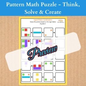 Alternative view of Pattern Math Puzzles For Kids | Problem Solving And Creativity Skills | Pattern Recognition | Logical Thinking | Visual Skills