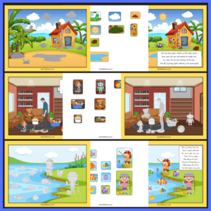 Alternative view of Printable Rhymes Activity | Fun and Interactive Way to Learn Rhymes | Montessori Learning Activity | Rhymes For Kids | Cut & Match Activity