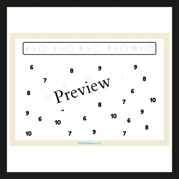 Number Color & Shape Match Activity | Numbers Recognition | Develops Fine Motor Control & Hand-Eye Coordination - Image 3