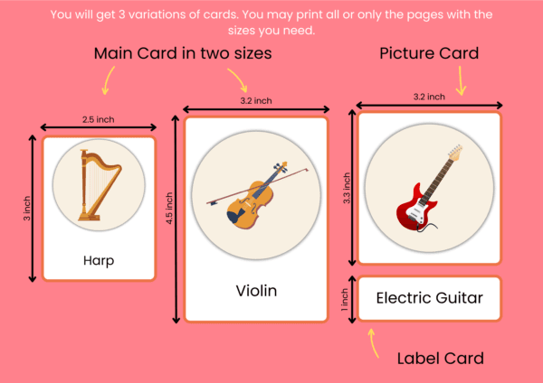Musical Instruments Names For Kids With Pictures
