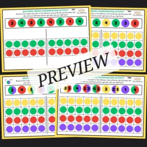 Number & Color Coordination Activity