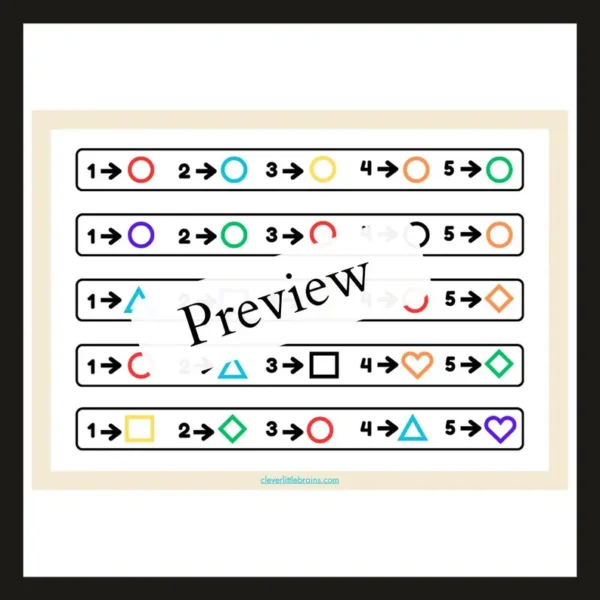 Number Color & Shape Match Activity | Numbers Recognition | Develops Fine Motor Control & Hand-Eye Coordination - Image 4