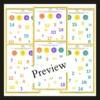 Number Sequence Brain Game Template 12
