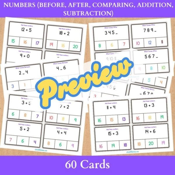Number Sequencing Addition Subtraction