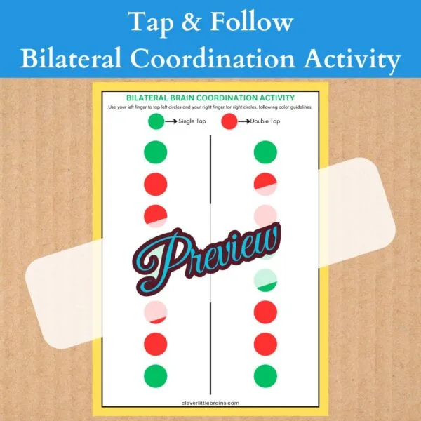 Tap & Follow – Bilateral Coordination Exercise | Improves Decision Making Skills | Strengthens Focus And Attention | Enhances Motor Skills - Image 2