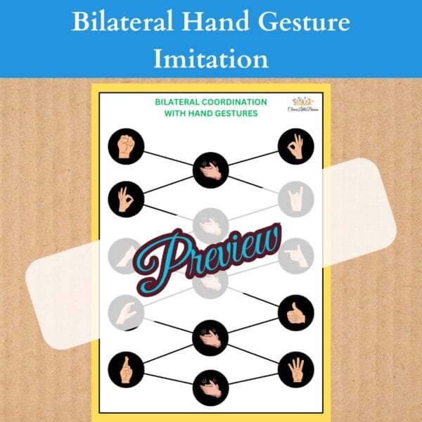 Hand Gesture Imitation Activity | Strengthens Coordination & Focus | Bilateral Coordination Brain Games - Image 4