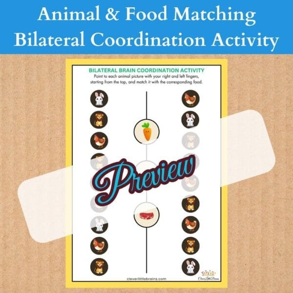 Match the Animal to Its Food – A Bilateral Coordination Challenge | Improves Focus - Attention & Reaction Speed - Image 4