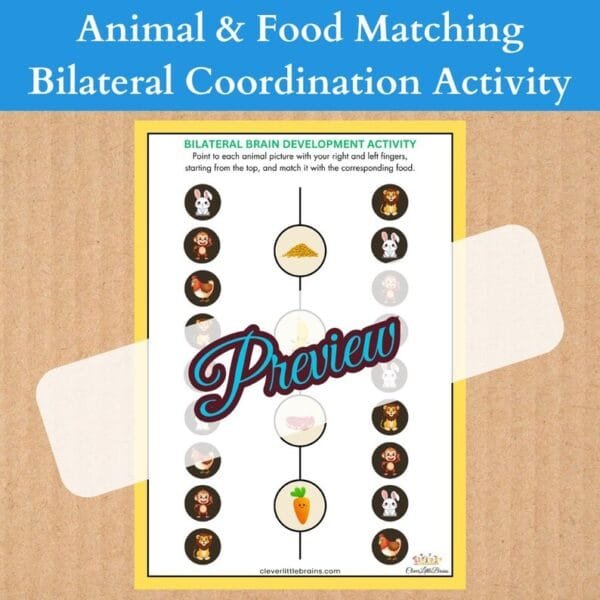 Match the Animal to Its Food – A Bilateral Coordination Challenge | Improves Focus - Attention & Reaction Speed - Image 5