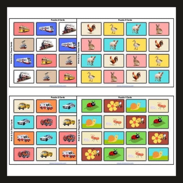 Picture Sudoku – 4x4 Grid Puzzle | Problem-Solving & Logical Thinking | Improves Concentration & Focus - Image 3