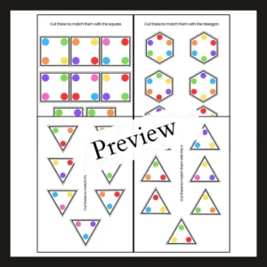 Alternative view of Color Matching Activity | Shape Matching for Kids | Improve Focus & Coordination | Visual Discrimination And Pattern Recognition Skills