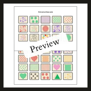 Alternative view of Pattern Matching & Sorting Activity for Kids | Enhances Visual Discrimination | Pattern Recognition | Improves Problem Solving Skills