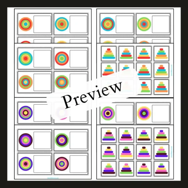 Color Recognition And Patter Matching Activity For Kids