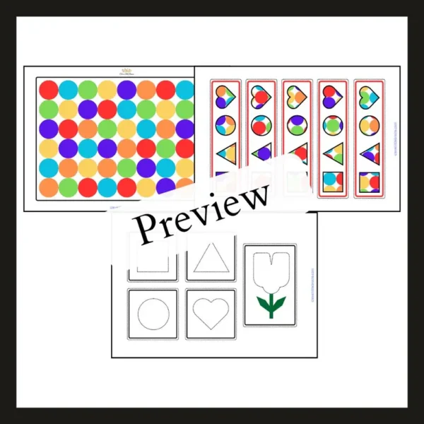 Color Matching Flower Shape Activity | Improve Color Recognition & Fine Motor Skills for Kids | Visual Skills | Improves Focus And Attention - Image 4