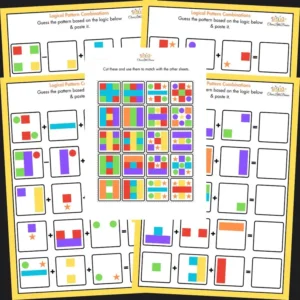 Pattern Math Puzzles For kids