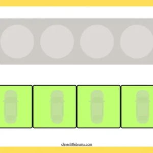 Alternative view of Directions & Colors - Car Matching Challenge | Color Recognition | Logical Thinking | Fine Motor Skills | Preschool Montessori Activities
